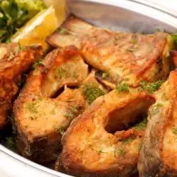 Fisch mit Olivenöl