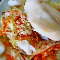 Fischsalat mit Eisberg Salat