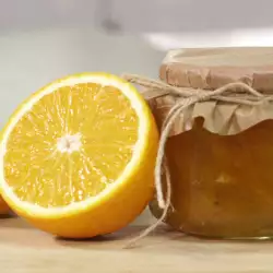 Hausgemachte marmelade mit Mandarinen