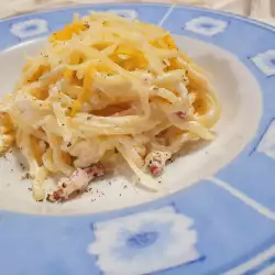 Spaghetti mit vier Käsesorten