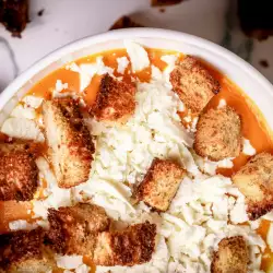 Cremesuppe mit Kürbis und Kartoffeln