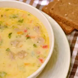 Suppen und Brühen mit Petersilie