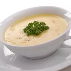 Suppe mit Sahne ohne Fleisch