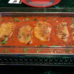 Schweinefilet mit Tomatensoße
