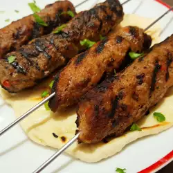 Adana Kebab am Spieß