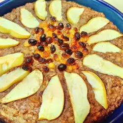 Veganer Kuchen mit Äpfeln und Johannisbrotmehl