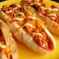 Hot Dog mit Senf