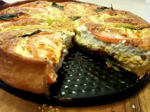 Quiche mit vier Käsesorten