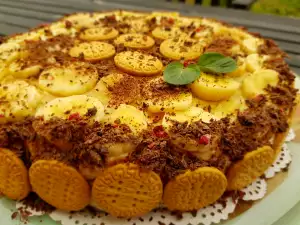 Bananen-Keks-Torte mit Gelatine