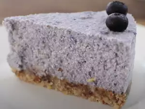 Veganer Blaubeer Cheesecake