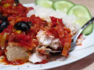 Weißfisch in Tomatensauce