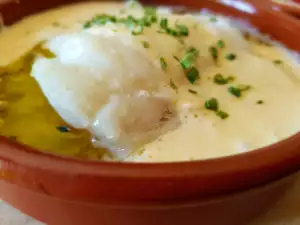 Weißfisch mit Sahnesoße Alfredo