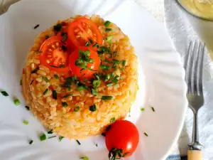 Pilaw mit Suppennudeln und Bulgur