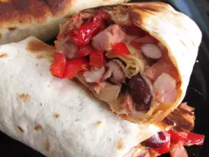 Chimichanga Burrito mit Hähnchen
