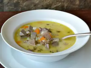 Weiße Lammsuppe