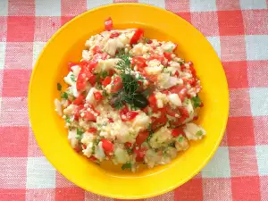Vegetarischer Couscous Salat