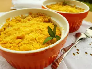 Leckerer Crumble mit Quitten