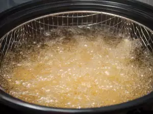 Wie in einem Ölbad frittiert?