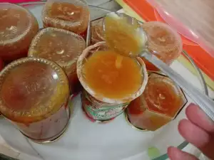 Hausgemachte Pfirsichkonfitüre