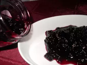Hausgemachte Heidelbeermarmelade