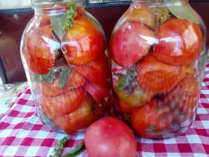 Konservierte Tomaten ohne Kochen