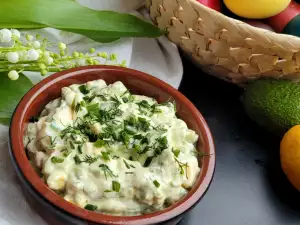 Ostereiersalat mit Avocado