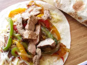 Fajitas mit Schweinefleisch