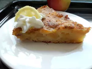 Französischer Apfelkuchen mit Zimt