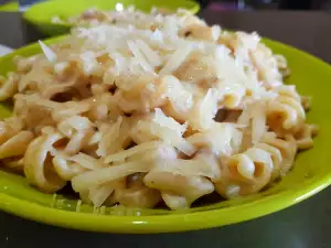 Fusilli mit Austernseitlingen und Sahne