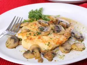 Hähnchensteaks mit Pilzen