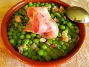 Erbsen mit Speck