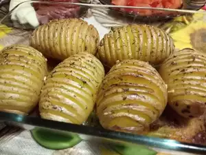 Schwedische Hasselback Kartoffeln