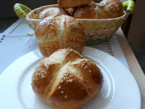 Schnelle Sesambrötchen