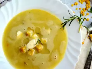 Italienische Linsencremesuppe