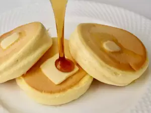 Fluffige japanische Pfannkuchen