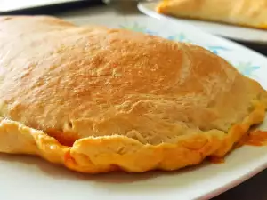 Calzone Margherita mit Ei