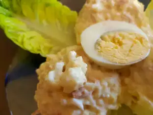 Blumenkohlsalat mit Ei