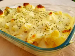 Blumenkohl mit Ziegenkäse und Béchamel