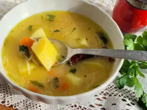 Fleischlose Kartoffelsuppe