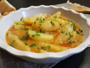 Einfacher Kartoffeleintopf (vegan)