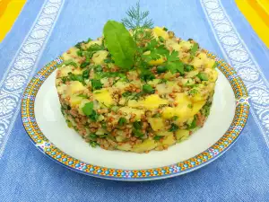 Kartoffelsalat mit Buchweizen