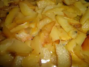 Leicht gebackene Kartoffeln