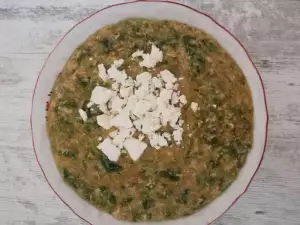 Brei aus Brennnesselb und Sauerampfer
