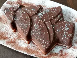 Keto Doppelmousse Neujahrstorte