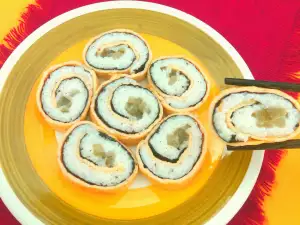 Eier Kimbap mit Diätmayonnaise