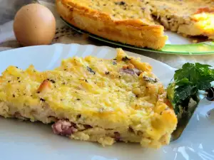 Quiche mit Speck und Käse