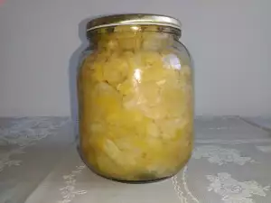 Eingekochtes Sauerkraut