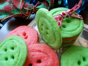 Knöpfe des Weihnachtsmanns