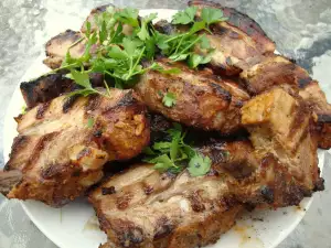 Zarte, würzige Schweinerippchen
