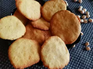 Cracker aus Kichererbsenmehl